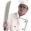 FIESTAS GUIRCA | Machete Finto per Costume (53 cm) - Accessorio Horror Halloween Zombie Killer Festa del Terrore per Adulti Bambini - Effetto Metallo Marrone