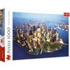 Trefl, Puzzle, New York USA, 1000 Elementi, vista città, città del mondo, grattacielo, edifici di New York, puzzle fai da te, intrattenimento creativo, regalo, puzzle per adulti e Bambini dai 12 anni