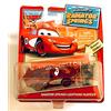 Disney Radiator Springs Lightning McQueen Die Cast Car & Accessory Bonus Bumper Sticker!