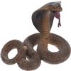 ORFOFE Giocattolo per Serpente Cobra in Plastica Simulazione Realistica, Statuetta Animale Rettile Decorativa, Riproduzione Educativa per Sviluppo Cognitivo e Collezione