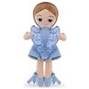 Trudi 64457 - Bambola pezza Abito Azzurro con Volant