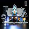 GEAMENT Set di Luci LED (Telecomando) Compatibile Con LEGO La Visita di Babbo Natale (Santa's Visit) - Kit Di Illuminazione per Creator 10293 (LEGO set Non Incluso)