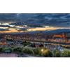 Generic Puzzle 1000 Pezzi Paesaggio Urbano Fiume Ponte Firenze Italia Tramonto 75 * 50Cm