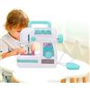 LUCKDANO Macchina da cucire elettrica giocattolo di medie dimensioni - Macchina da cucire educativa e divertente per bambine e bambini, design accattivante, sviluppo di abilità pratich