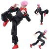 Zhongkaihua JJK Itadori Yuji Figura Itadori Yuji Action Figura con Accessori Stampati 3D Anime Personaggio PVC Modello Statua Collezionista Scrivania Decorazione Ornamento