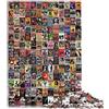 BUBELS Puzzle da 1000 pezzi per adulti, gioco di puzzle vintage in cartone, giocattoli per puzzle per tutte le età, puzzle per la famiglia, regalo 26,1x38 cm