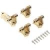 SYFDGDV Compatibile Con Traxxas Per TRX4 1/10 RC Crawler Parti Upgrade 4pcs Ottone Set Supporto Assale Anteriore Posteriore Supporti Collegamento Sospensione 8227 RC Parti Auto