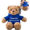 MeterBear Orsacchiotto Peluche Personalizzato con Nome Foto, Orsetto di Peluche Teddy Bear come Regali Personalizzati per lui Natale Regali Compleanno San Valentino Anniversario (26cm)