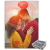 Generic Puzzle personalizzati da foto 300/500/1000 pezzi, puzzle con immagini personalizzate, per adulti, bambini, amici, famiglia, laurea, matrimonio, compleanno (verticale)