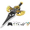 HUFENYU Spada Volante Remota Spada Volante Rc Aliante Spada Volante Interattiva Drone For Adulti Drone Spada Volante Telecomandato A Mano Con Luci LED A 3 Velocità(Black Gold)