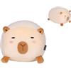 I-TOTAL® - Cuscino decorativo simpatico per letto/divano morbido, Cuscino soffice relax animali carino per soggiorno (CAPYBARA)