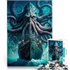 AITEXI Puzzle da 1000 pezzi per adulti Il richiamo di Cthulhu Giocattolo educativo intellettuale decomprimente Regalo di compleanno, regali, arte murale 38x26cm