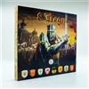 Grafiche Logos 8 Regni, Gioco da Tavolo Strategico in Legno, 2-8 Giocatori, Età 7-99 Anni, Stile Medievale