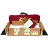 Semus Premium Okey/Rummy - Set da gioco in legno massiccio, pietre da gioco in melamina, custodia imbottita, 104 pietre + 2 Joker + cubo (chiaro)