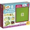 Liscianigiochi - Carotina Baby 9 Puzzle Progressive Fattoria, 95483