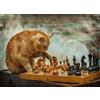 YU GONG FANG Puzzle per adulti da 1500 pezzi Scacchi in legno Puzzle di qualità per gatti Giocattoli per bambini per adulti