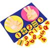 YARNOW Giocattolo Didattico di Cognizione Matematica Non Tessuto 30X20 CM per Asilo Supporto Didattico per Sviluppo Intelligenza e Conteggio Gioco di Addizione e Sottrazione per