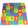 DAGLLGEW Numero Alfabeto Schiuma Tappetino da gioco in schiuma per bambini Tappetino morbido in EVA colorato Giocattolo educativo per bambini Ogni piastrella Piastrelle per pavimenti puzzle da 4, 7x4, 7 pol