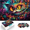 LGNBTGM Puzzle giocattolo Alice nel paese delle meraviglie, puzzle 1000 pezzi per adulti, puzzle in legno, ogni pezzo è unico - sofisticato, divertente gioco di famiglia, 1000 pezzi (50 x 75 cm)