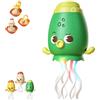 Generic Smart Tentacle Explorer, Wiggly Wonder Octopus, polpo elettrico per evitare di gattonare con LED e musica, giocattolo a forma di calamaro danzante, ricaricabile tramite USB (verde)