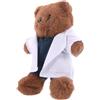 iplusmile Orsetto Medico in Peluche Morbido e Abbracciabile con Camice Bianco, Giocattolo Creativo per Ragazzo Ragazza, per Occasioni di Rientro a Scuola e Soggiorni Ospedalieri