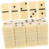 BESPORTBLE Set di Domino per Famiglie e Feste, Gioco da Tavolo Classico | Melamina, Formato da Viaggio, per Barbecue del Weekend e Incontri tra Adulti, Gioco Educativo