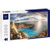 Lais Puzzle Spiaggia di Navagio con relitto sull'isola di Zante in Grecia 2000 Pezzi