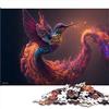 CARGIS Puzzle da 1000 pezzi Puzzle colibrì per adulti Puzzle in cartone Puzzle per regali per adulti （Dimensioni 26x38 cm）