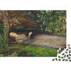 XCOFG John Everett Millais Puzzle Di Legno 1000 Pezzi, Puzzles museo Per Adulti-Relax, Rompicapo Giochi-Classico, Impegnativo Puzzles Ophelia Per Giovani Regali