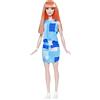 Mattel Barbie DYY90 Fashionistas Bambola Abito Blu