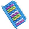SUPVOX Pallottoliere Portatile in Plastico Blu 12 Righe per Bambini Scuola Primaria Strumento Educativo di Calcolo Matematico Facile da Trasportare e Conservare in Borsa