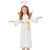 Funidelia | Costume da Angelo con aureola e ali per bambina e bambino Natale, Natalizi - Costume per bambini e accessori per Feste, Carnevale e Halloween - Taglia 7-9 anni - Bianco