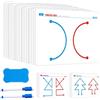 Shenrongtong Carte Di Allenamento Del Cervello Gioco, 60 Pc Allenamenti Cerebrale Stimolando Carte Sensoriali Sviluppo Sensoriale, Scheda Coordinazione Cervello Manuale, Carta Allenamento Cervello Per Bambini