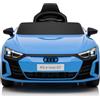 BabyCar Audi RS E-tron GT | Macchina Elettrica per Bambini 12V con 2 Motori 25W | Auto Elettrica Per Bambini Telecomandata, Porte Apribili, MP3/USB | Licenza Ufficiale | Blu
