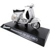 OPO 10 - Collezione Scooter in Miniatura 1/18 Compatibile con Piaggio Vespa Messerschmitt 150 GS Grigio - 1961 - Ves0033