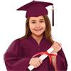 Generic Abito di Laurea per Bambini Unisex con Fusciacca e Cappello Completo per Cerimonia Scuola Materna e Primaria Vestito Elegante per Ragazzi e Ragazze 3-12 Anni per Festa e Foto Ricordo (10-12 Years)