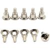 eRgDFS 10pcs M3X4 1 viti di sterzo in metallo per 1 accessori per auto RC a 10 scala compatibili con ZD DBX 10 DBX10 10421 S 9102 Modelli