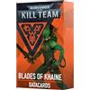 Games Workshop - Warhammer 40,000 - Kill Team: Datacards - Blades of Khaine (Edizione 2024)