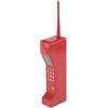 Agatige Ornamento per telefono cellulare in mattoni retrò, modello di telefono cellulare vintage anni '90 per decorazione di scene di film fotografici per la casa (Rossa)