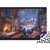 NQHXLRUDC Natale Puzzle 1000 Teile Lernspiel Einzigartiges Geschenk Fairy Tale Holzwerkstoffe Erwachsene 1000pcs (75x50cm)