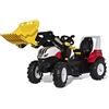 ROLLY TOYS 4308467 Farmtrac Steyr 6300 Terrus da 3 a 8 Anni, con Caricatore Rollytrac e Rollyair Tyres, Colore Rosso, 730025