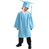 Wesaloes Toga Laurea Bambini Abito da Laureato Set Toga Laureato Per Bambina Costumi Laureato e Tocco Cappello Ragazzo Ragazza Prescolare Scuola Materna Costume Abiti per Bambina 4-10 Anni (BU2, 5-6 Years)
