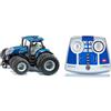 siku 6739, Trattore New Holland T7.315, 1:32, Blu, Metallo e Plastica, Telecomandato, Incluso Telecomando Bluetooth, Con Pneumatici Doppi Rimovibili, Possibile Controllo tramite App