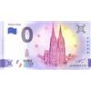 2 EURO COMMEMORATIVI Banconota da 0 Euro Germania 2023 · Cattedrale di Colonia VII · Souvenir Zero €