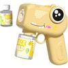 Generico Macchina per bolle di dinosauro - Giocattolo con soffiatore automatico da 14,5 cm, design portatile portatile, dispenser di sapone integrato | Divertente giocattolo all'aperto per compleanni Pasqua Ev