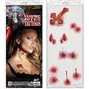 W WIDMANN MILANO Party Fashion Widmann 40881 - Set 6 Tatuaggi Morso Vampiro, Adulto Unisex, Gotico, Horror, Halloween, Carnevale
