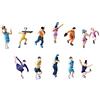 Milageto Figurine di Giocatori di Sport in Miniatura di Bambole Sportive Puntelli per la Fotografia Piccole Persone Figure di Modelli in Miniatura, 2,5 cm