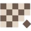LittleTom 18 Pezzi Tappeto Gioco per Bambini in Piastrelle EVA 30x30 - Pavimento Morbido e Antiscivolo per Neonati - Superficie Puzzle Protettiva Ideale per la Cameretta dei Bimbi e Gioco a Terra