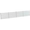 Yunhgft Recinzione Modellismo Ferroviario Pannello Scenografia Simulazione Paesaggio Guardrail Rame Versatile Adatto per Diorama Stazione Ferroviaria, Argento