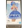 Banpresto 198090 Figurina Re: Zero Starting Life In Another World Espresto, 22 cm